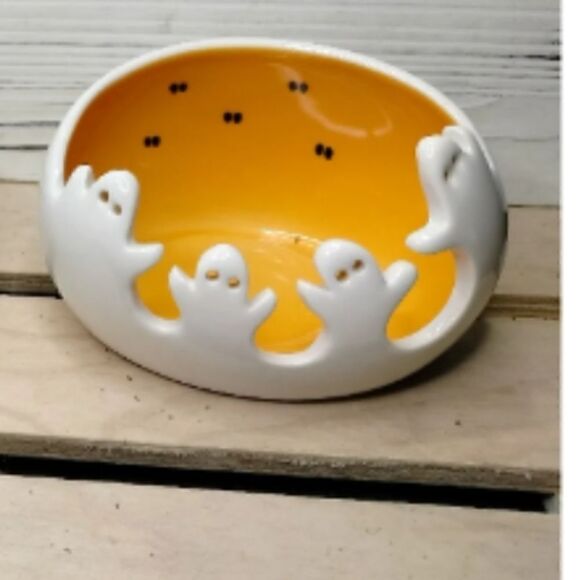 Partylite Spooky Ghost Tealight Pair NWT Halloween - Picture 7 of 12